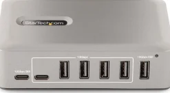 StarTech.com 10-Port USB-C Hub, 8x USB-A + 2x USB-C,