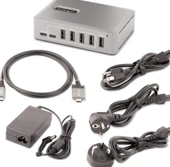 StarTech.com 10-Port USB-C Hub, 8x USB-A + 2x USB-C,
