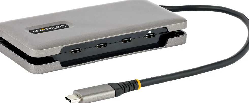 StarTech.com 4-Port USB-C Hub, 4x USB-C Ports, USB 3.1 10Gbps,