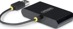 StarTech.com 4-Port USB 2.0 Hub, USB Bus Powered, Small Travel