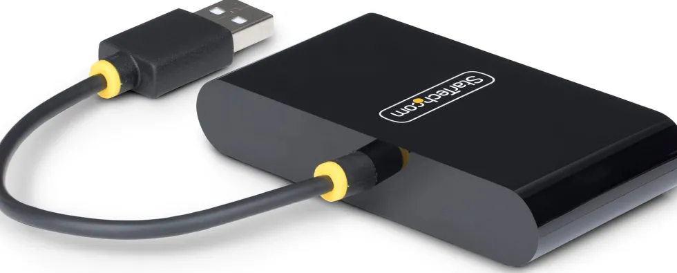 StarTech.com 4-Port USB 2.0 Hub, USB Bus Powered, Small Travel