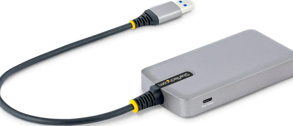 StarTech.com 4-Port USB Hub, USB 3.0 5Gbps, Bus Powered, USB-A