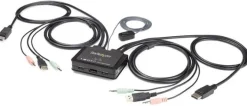 StarTech.com 2 Port USB 4K60Hz DisplayPort KVM-switch med