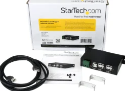 StarTech.com Rackmount USB 2.0 Hub - 4 Port Rugged Industrial