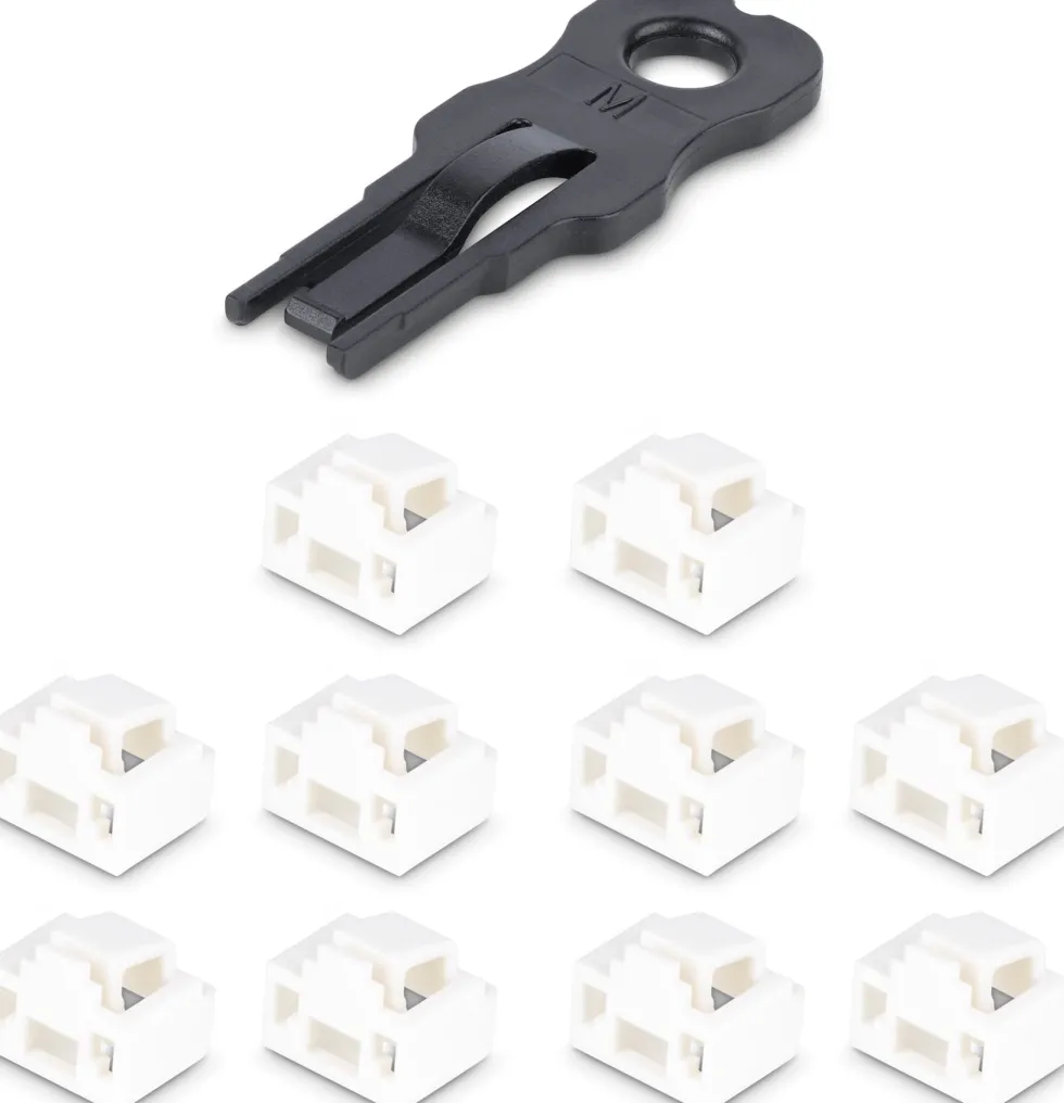 StarTech.com RJ45 Port Locks - 10 Pack with Security Key,
