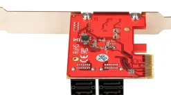 StarTech.com SATA PCIe-kort - PCIe SATA-expansionskort med 4