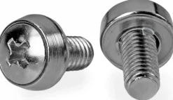 StarTech.com 12-24 Server Rack Screws - 50 pack - Nickel-plated