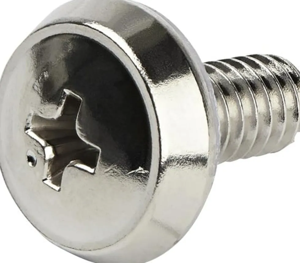StarTech.com 12-24 Server Rack Screws - 50 pack - Nickel-plated