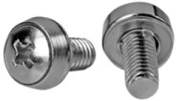 StarTech.com 12-24 Server Rack Screws - 50 pack - Nickel-plated