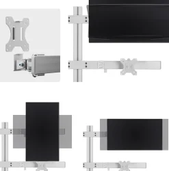 StarTech.com Six-Monitor Desk Mount w/ Crossbar, Up To 32"
