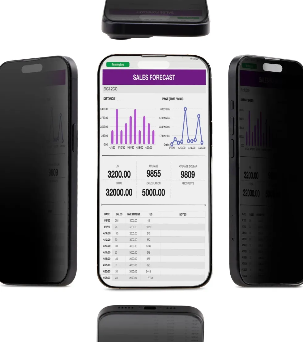 StarTech.com - Skärmskydd för mobiltelefon - 4-vägs,