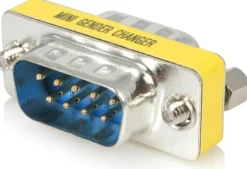 StarTech.com Slimline seriell DB9-växlingskontakt - M/M