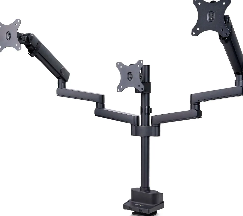 StarTech.com Triple Monitor Desk Mount For Up To Three 27in