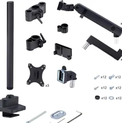 StarTech.com Triple Monitor Desk Mount For Up To Three 27in