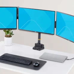 StarTech.com Triple Monitor Desk Mount For Up To Three 27in
