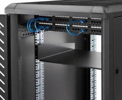 StarTech.com 2U Fixed Server Rack Mount Shelf, 16in Deep Steel