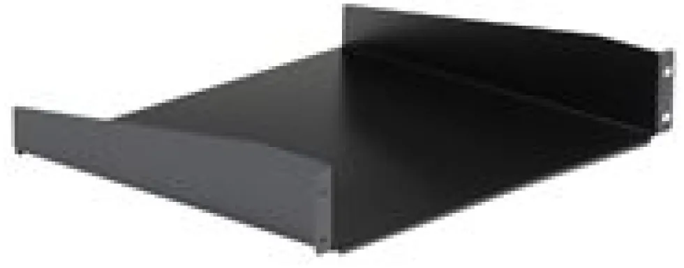 StarTech.com 2U Fixed Server Rack Mount Shelf, 16in Deep Steel