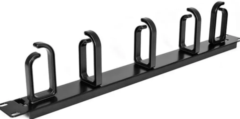 StarTech.com 1U 19" hyllmonterbar kabelhanteringspanel i metall