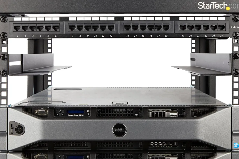 StarTech.com 1U 19 inch Server Rack Rails, 24-36 inch Adjustable
