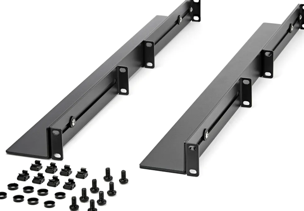 StarTech.com 1U 19 inch Server Rack Rails, 24-36 inch Adjustable