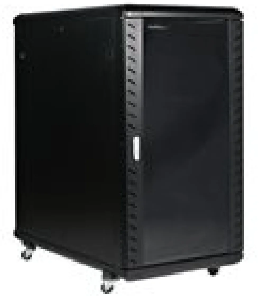 StarTech.com 22U 36" nedmonterbart serverskåp med hjul - Rack