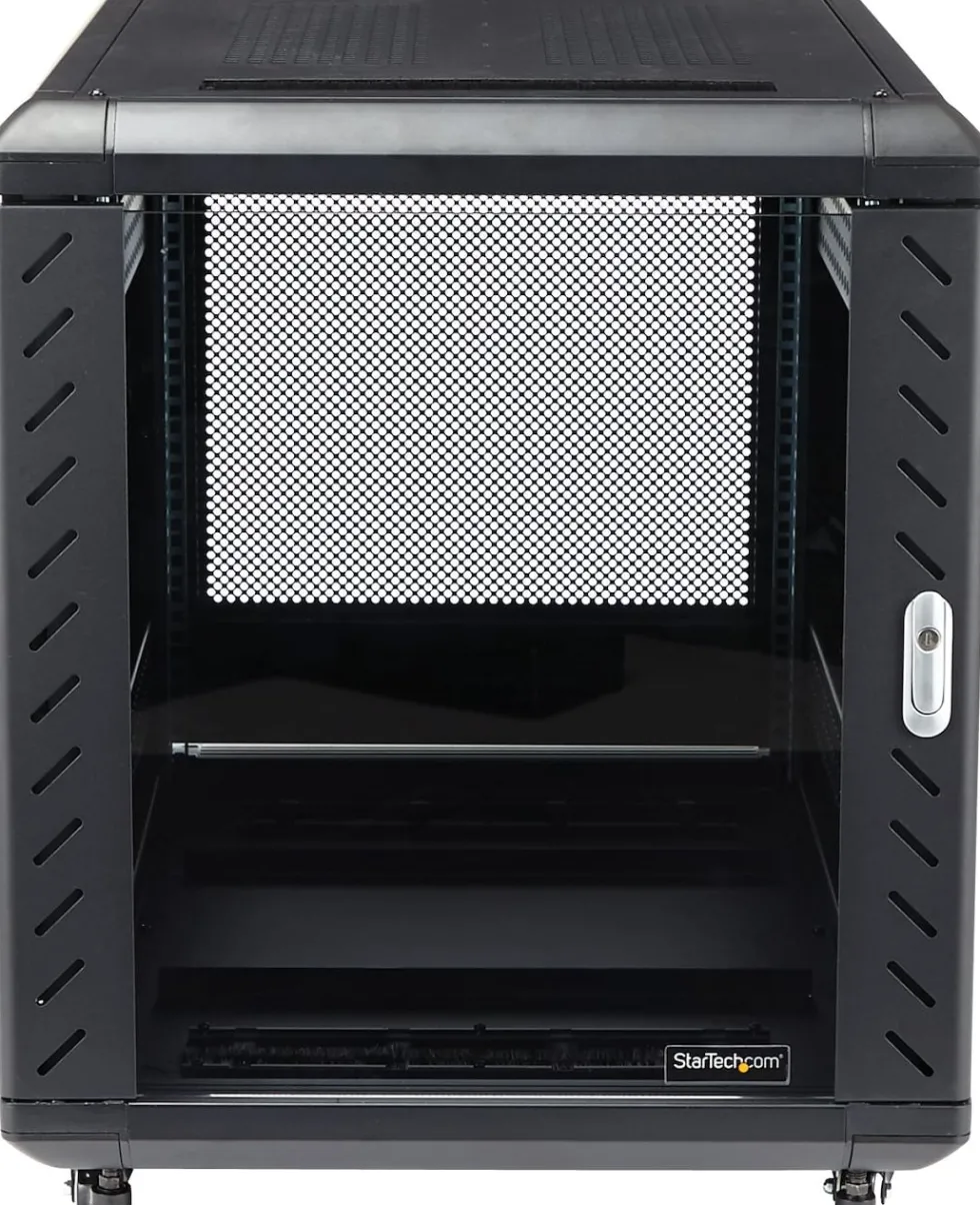 StarTech.com 12U 29" nedmonterbart serverskåp med hjul - Rack