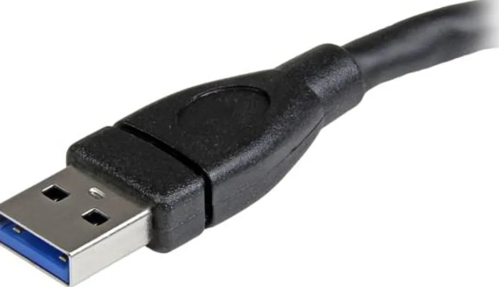StarTech.com USB 3.0 A-till-A förlängningskabel 15 cm, svart