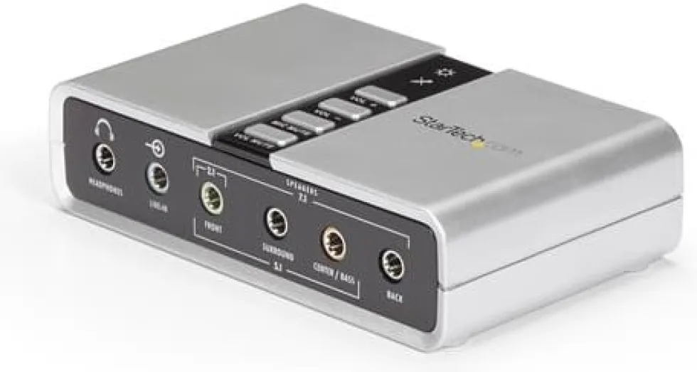 StarTech.com 7.1 USB-audio-adapter externt ljudkort med SPDIF