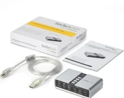 StarTech.com 7.1 USB-audio-adapter externt ljudkort med SPDIF