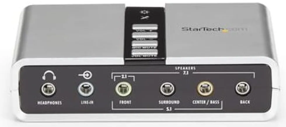 StarTech.com 7.1 USB-audio-adapter externt ljudkort med SPDIF