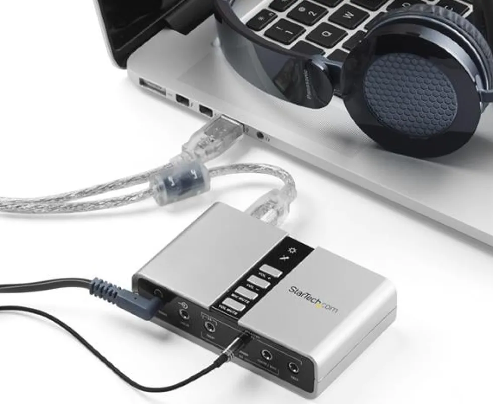 StarTech.com 7.1 USB-audio-adapter externt ljudkort med SPDIF
