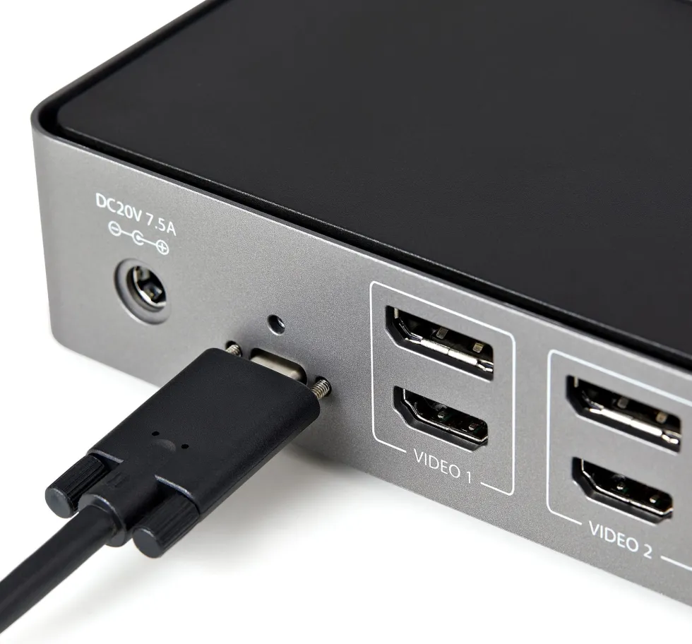 StarTech.com USB-C- och USB-A-dockningsstation - Universal