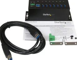 StarTech.com USB 3.0-hubb med 7 portar - Industriell USB-A-hubb