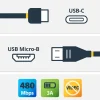 StarTech.com USB 2.0 USB-C till Micro-B-kabel - 1 m - USB-kabel