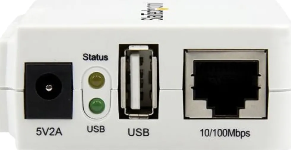 StarTech.com USB Wireless-N-nätverksskrivarserver med en