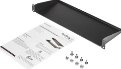 StarTech.com 1U Server Rack Cabinet Shelf, 7in Deep Fixed