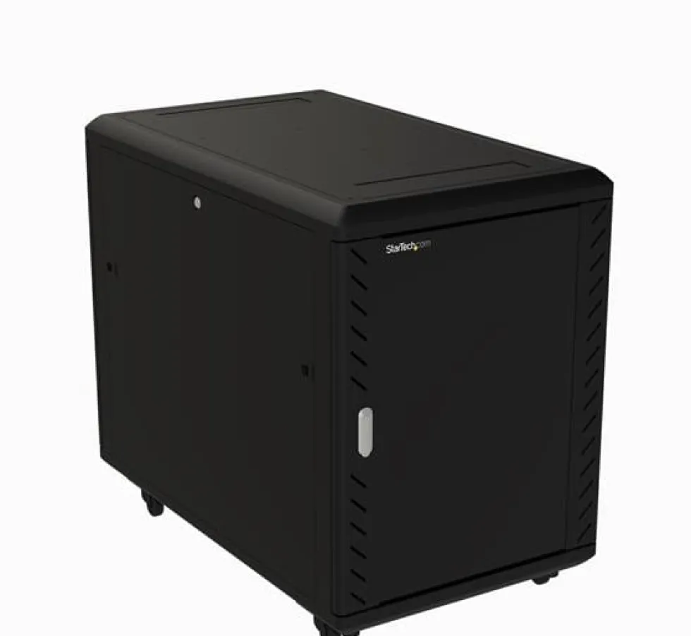 StarTech.com 15U 19" Server Rack Cabinet, 4 Post Adjustable
