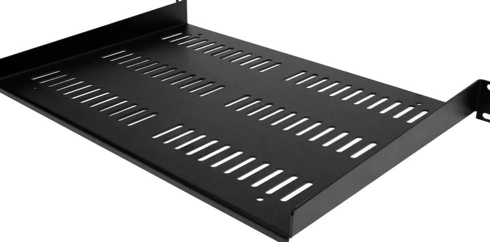 StarTech.com 1U-serverrackhylla - Universellt ventilerat