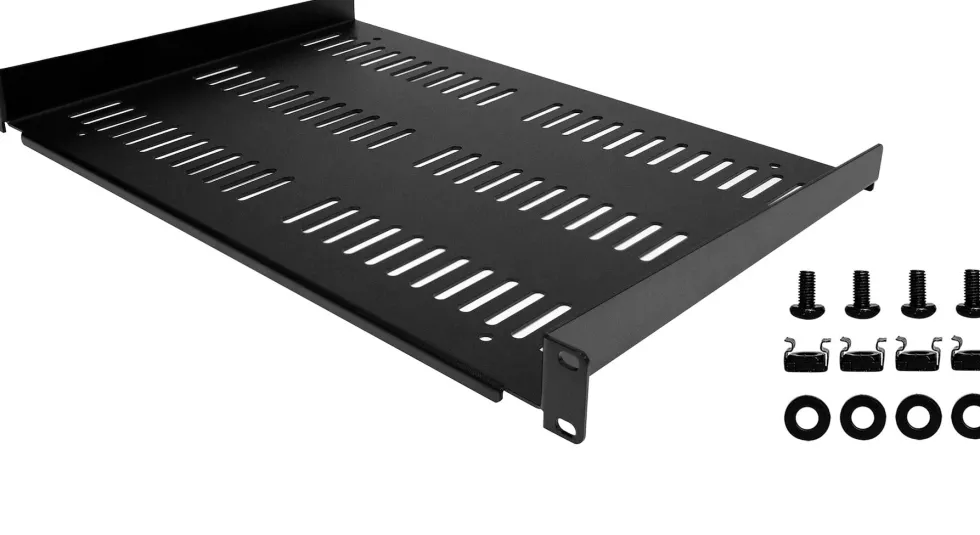 StarTech.com 1U-serverrackhylla - Universellt ventilerat