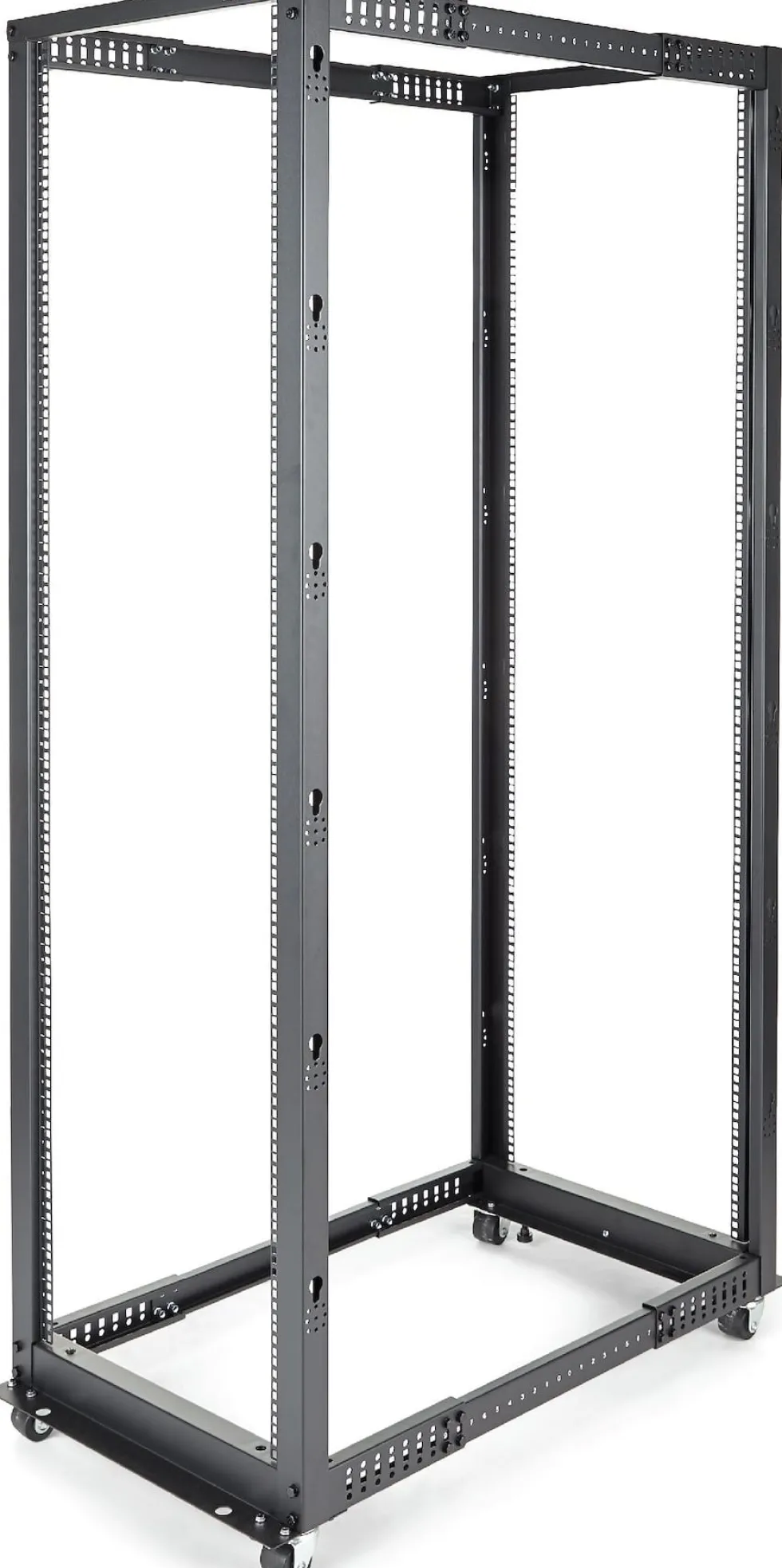 StarTech.com 42U 19-tums öppet serverrack - 4 stolpar justerbart