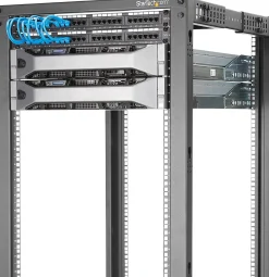 StarTech.com 42U 19-tums öppet serverrack - 4 stolpar justerbart