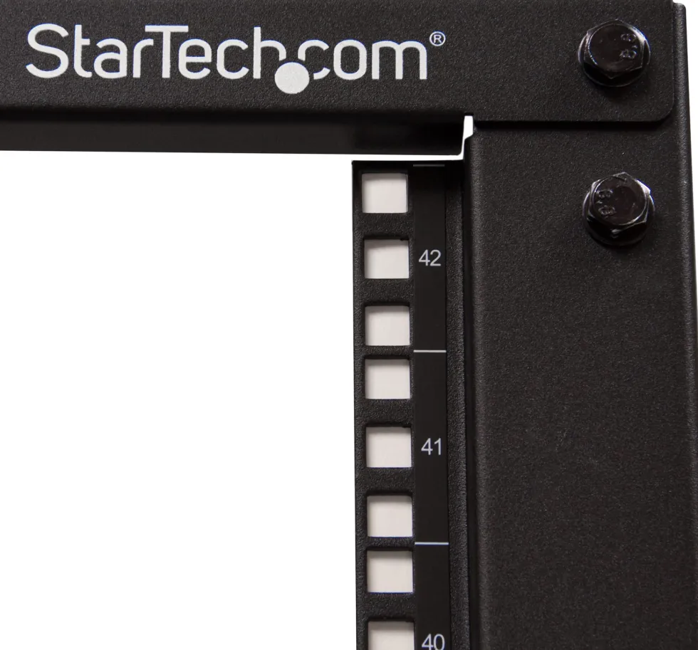 StarTech.com 42U 19-tums öppet serverrack - 4 stolpar justerbart