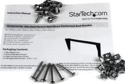 StarTech.com 4U Wall Mount Patch Panel Bracket - 19 inch Steel