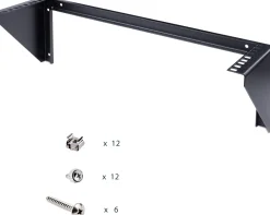 StarTech.com 3U Wall Mount Patch Panel Bracket - 19 in - Steel