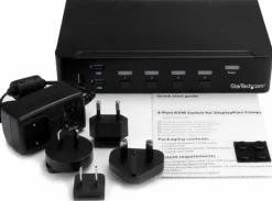 Startech DisplayPort KVM-switch med 4 portar - USB 3.0 - 4K