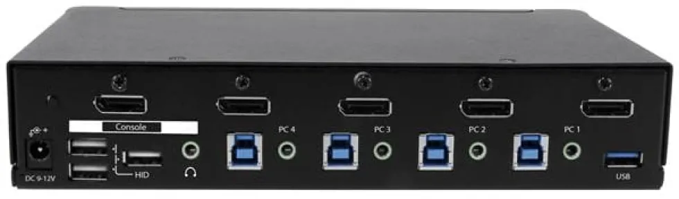Startech DisplayPort KVM-switch med 4 portar - USB 3.0 - 4K