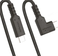 StarTech 1.6ft (50cm) Rugged Right Angle USB-C Cable, USB 3.2