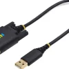StarTech 1ft/30cm USB to Null Modem Serial Adapter Cable, FTDI,
