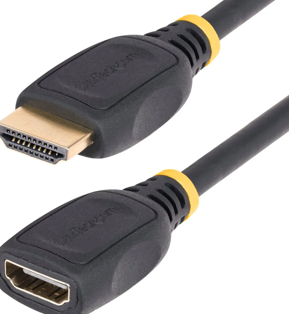 Startech 6.6ft HDMI 2.0 Extension Cable, 4K 60Hz, M/F - High
