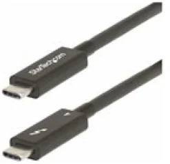 StarTech 6ft (2m) Active Thunderbolt 4 Cable, 40Gbps, 100W PD,